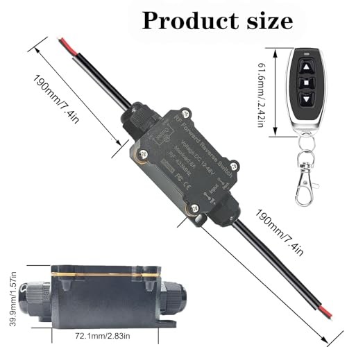 DC12V Forward and Reverse DC 12V-48V DC 12-48V forward and reverse switch