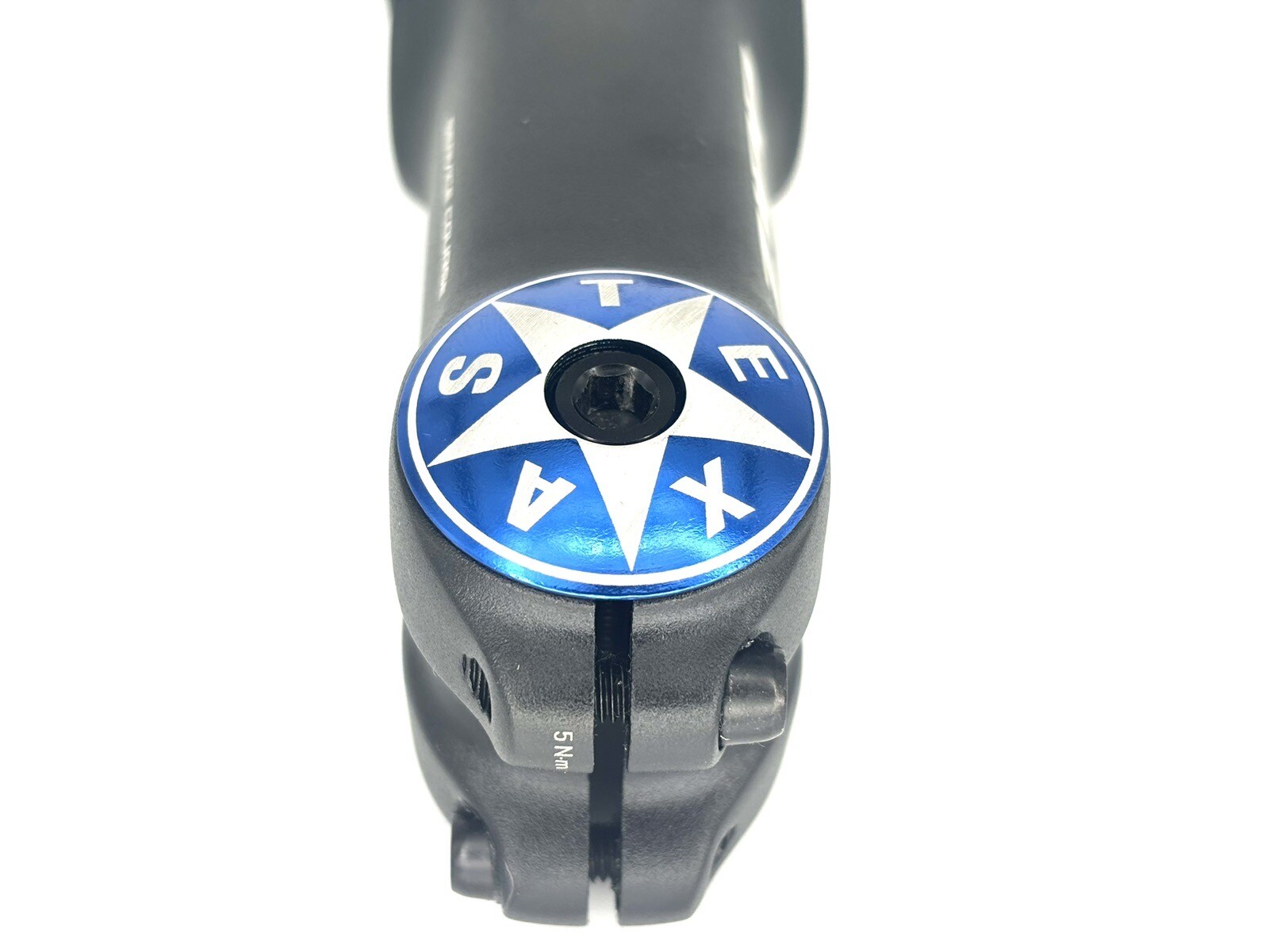 TEXAS - Threadless Bicycle Headset Stem Cap 1 1/8" Blue USA