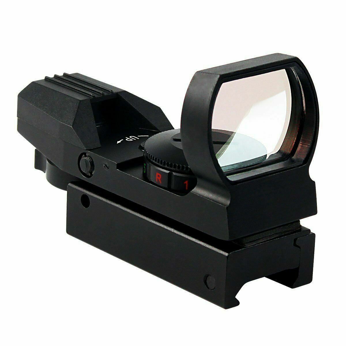 Tactical Holographic Reflex Sight Red - Green 4 Reticles with Rail Mount - Tan
