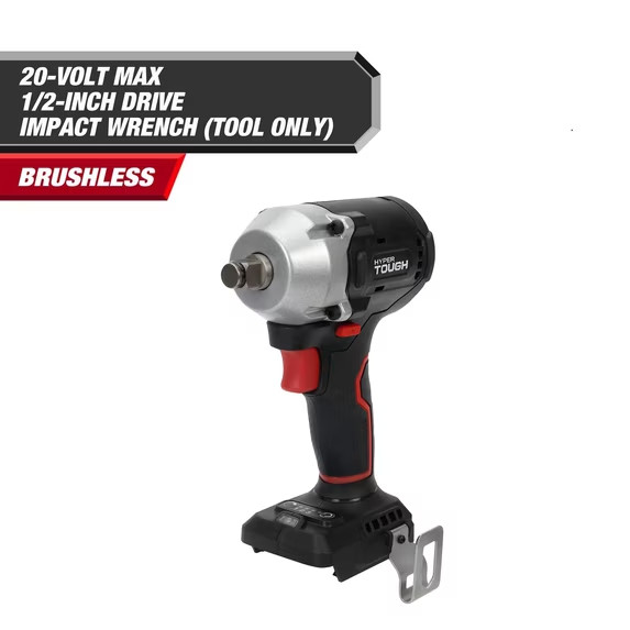 20V Max Brushless 1/2-inch Cordless Impact Wrench 350 ft-lbs Torque -(Tool Only)