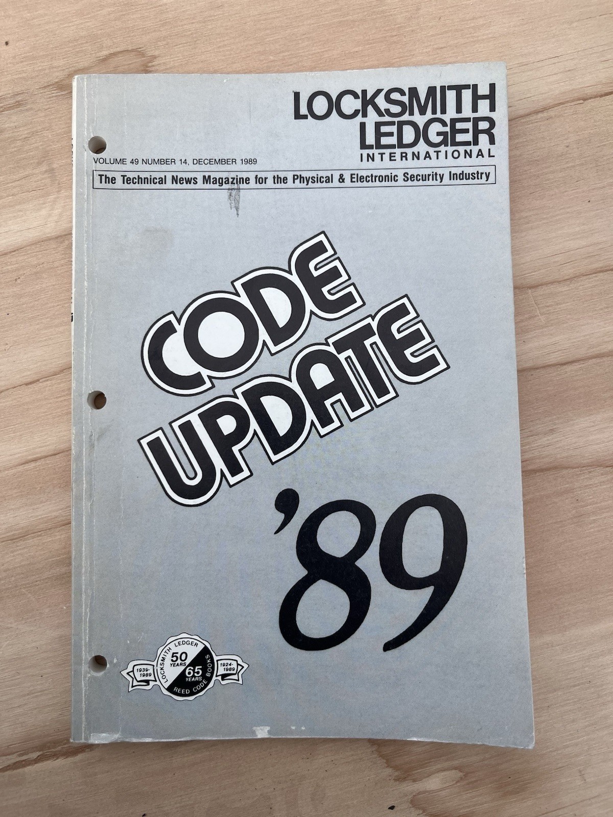 Locksmith Ledger Code Book Update 89