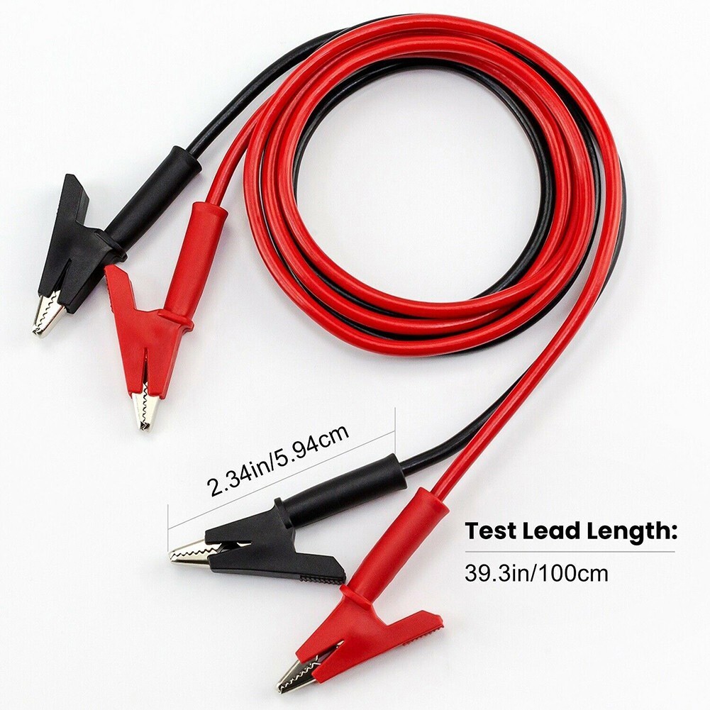 For Clips Electrical Test Leads Set 15A For Jumper Wires With Copper Clips