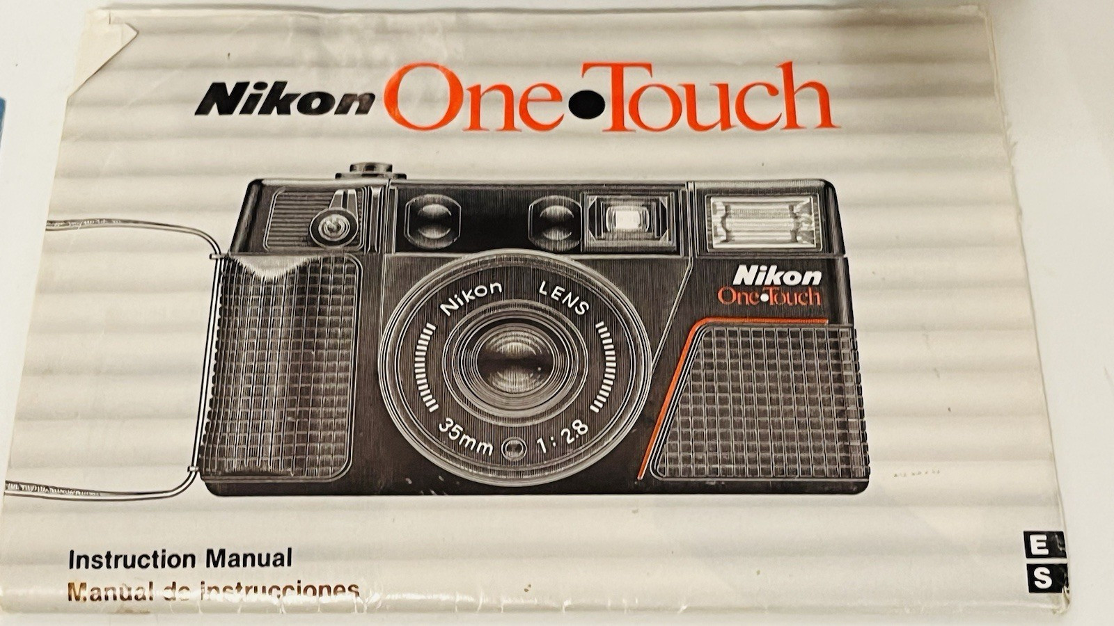 Nikon One Touch EMPTY BOX ONLY with foam and Operating Instructions Paperwork