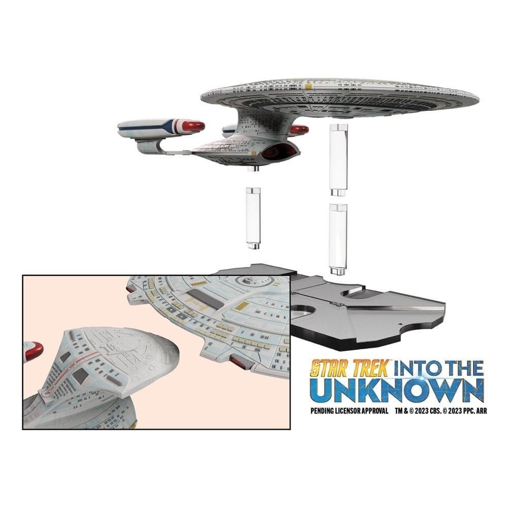 WizKids' Star Trek Into the Unknown Single Ship Federation Galaxy Class Starship