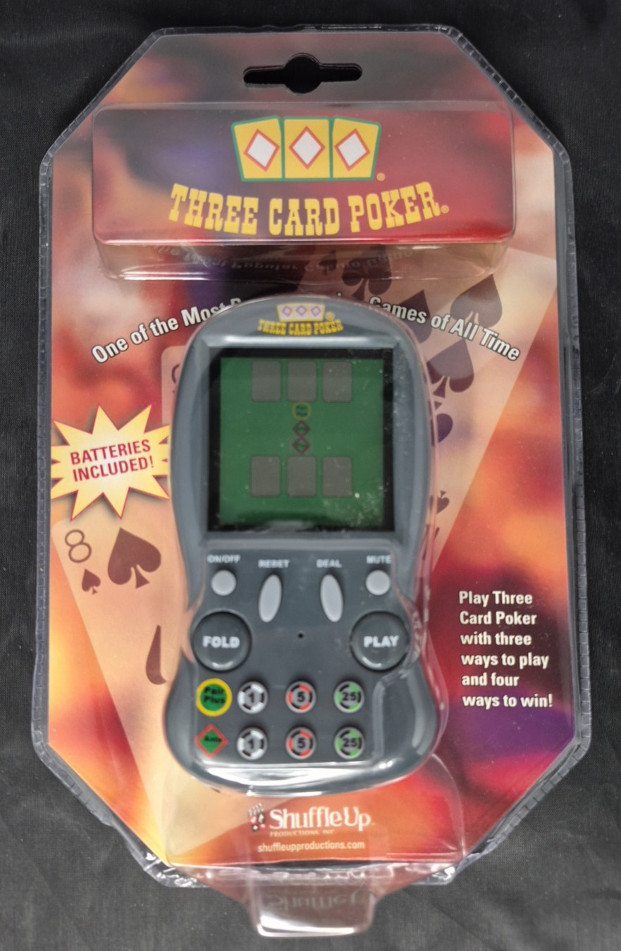 THREE CARD POKER Casino Table Game Electronic Handheld ShuffleUp 3 Brand New
