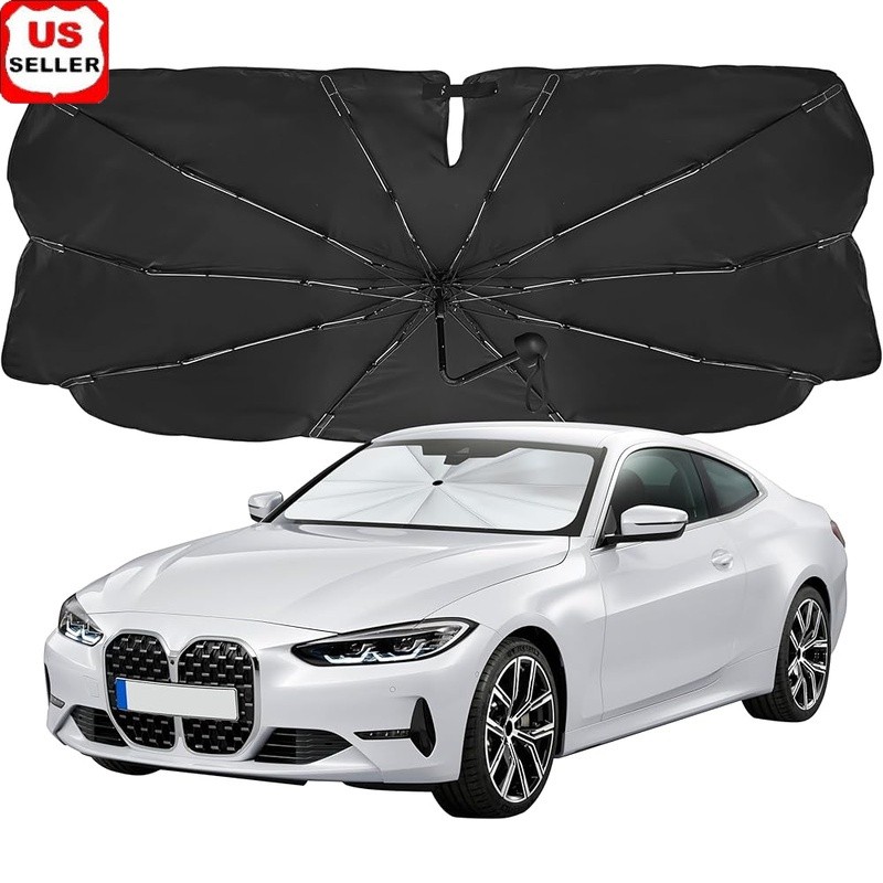 Windshield Sunshade Umbrella UV Blocker Foldable Car Accessory Auto Heat Shield