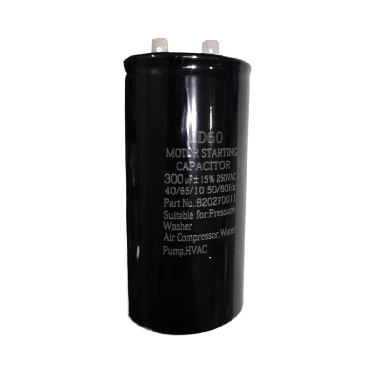 1 pc Start Capacitor 300uF Replacement for Pressure Washer Capacitor 820270011