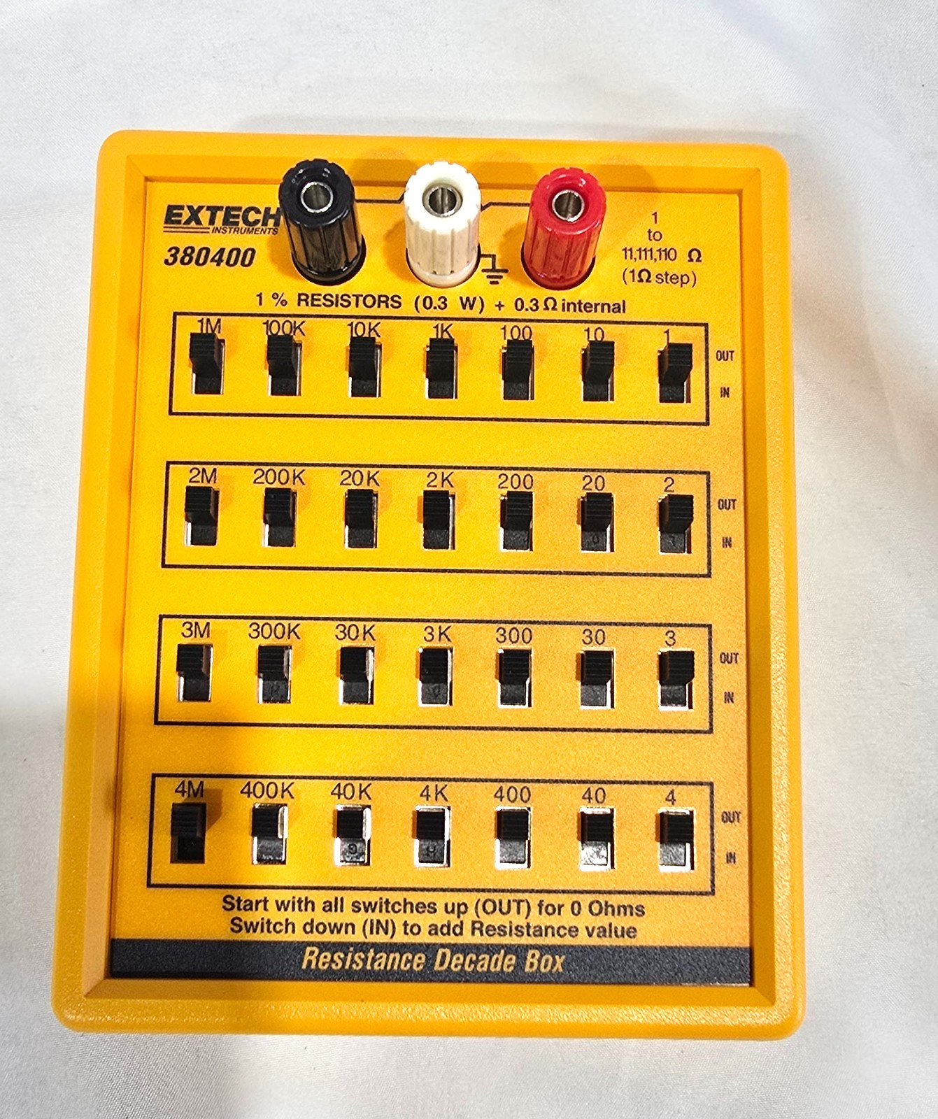 Extech 380400 Resistance Decade Box