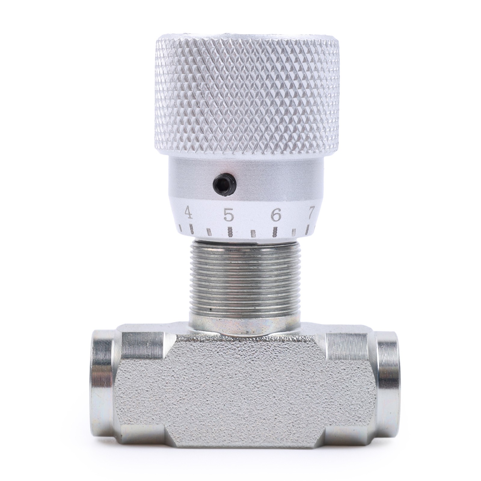 M14 BI-DIRECTIONAL HYDRAULIC ADJUSTABLE FLOW CONTROL VALVE TWO-WAY JOINT 1/4 IN