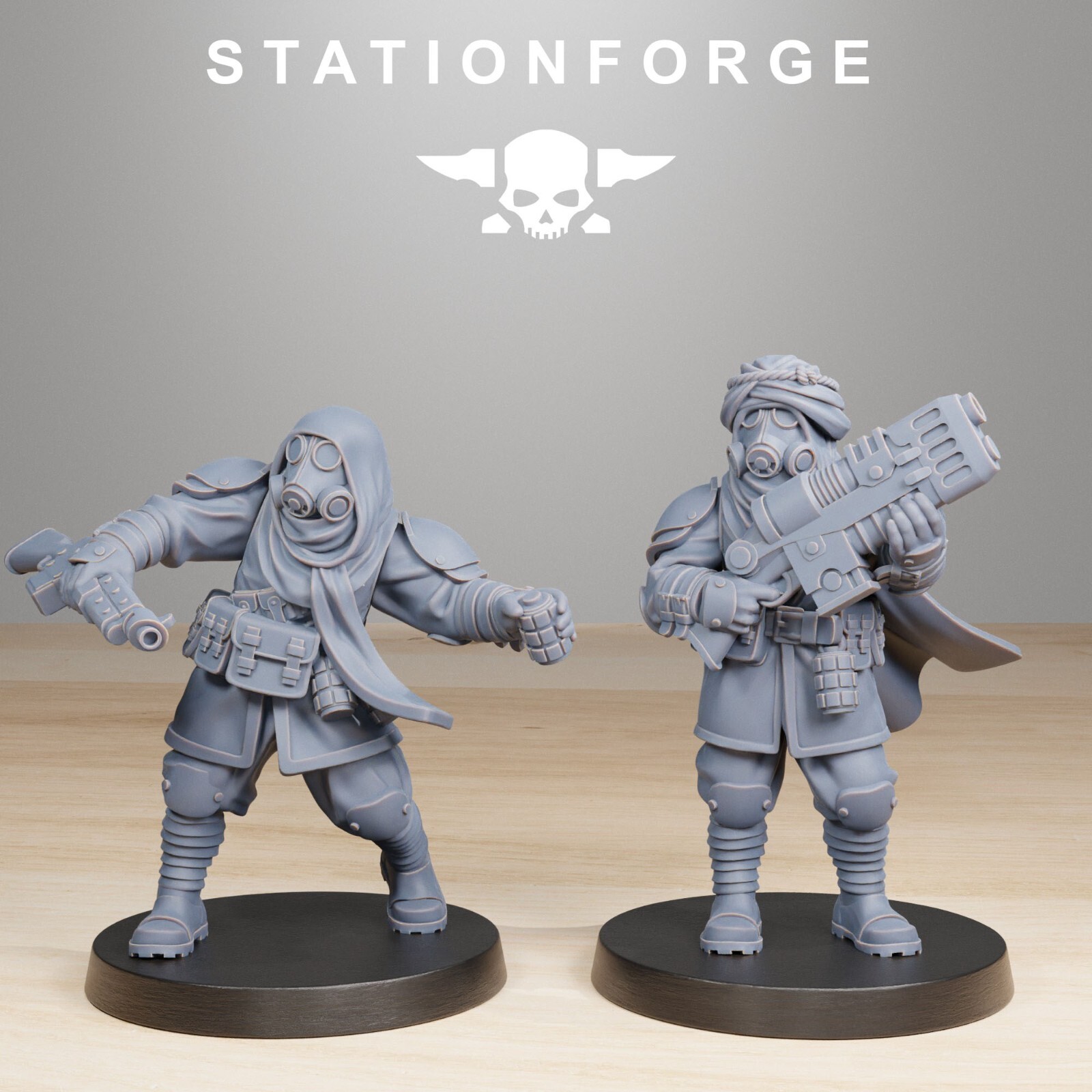 GrimGuard Scorchers and Captains from Station Forge 32mm