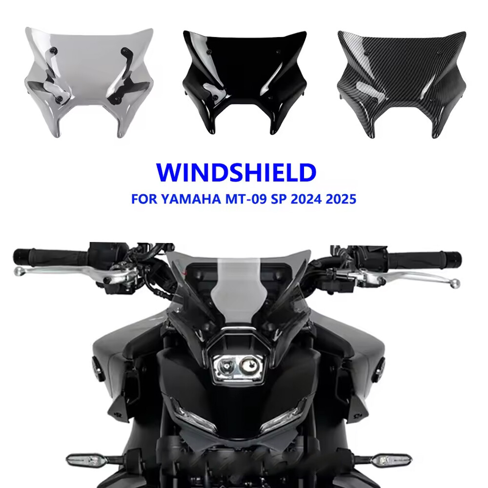 NEW Windshield Windscreen Wind Shield Deflectors FOR YAMAHA MT 09 MT-09 SP 2024
