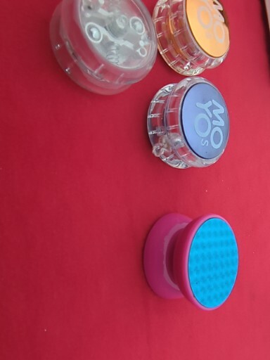 5 Vintage Yo-yos Retro 1990's MO YO & More Orange Pink Blue w/ String