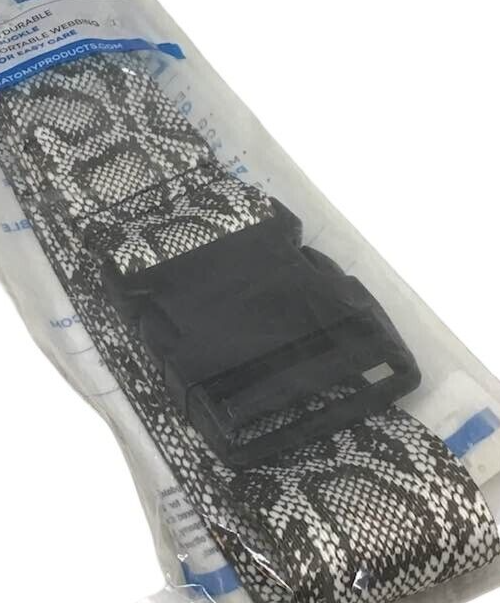 Gait Belt Ambulation Safe Transfer Support Stability Lift Black Dynatom New