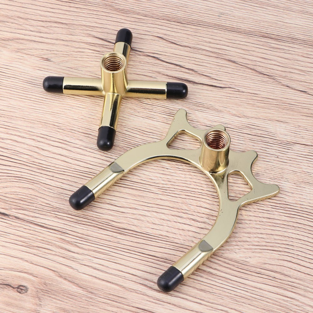 2Pcs Durable Pool Table Supplies Pool Cue Rack Antler Style Assorted Color