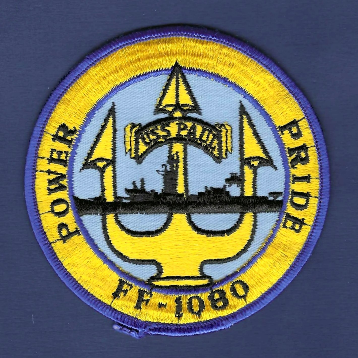 USS PAUL FF-1080 Frigate Ship's Crest Patch