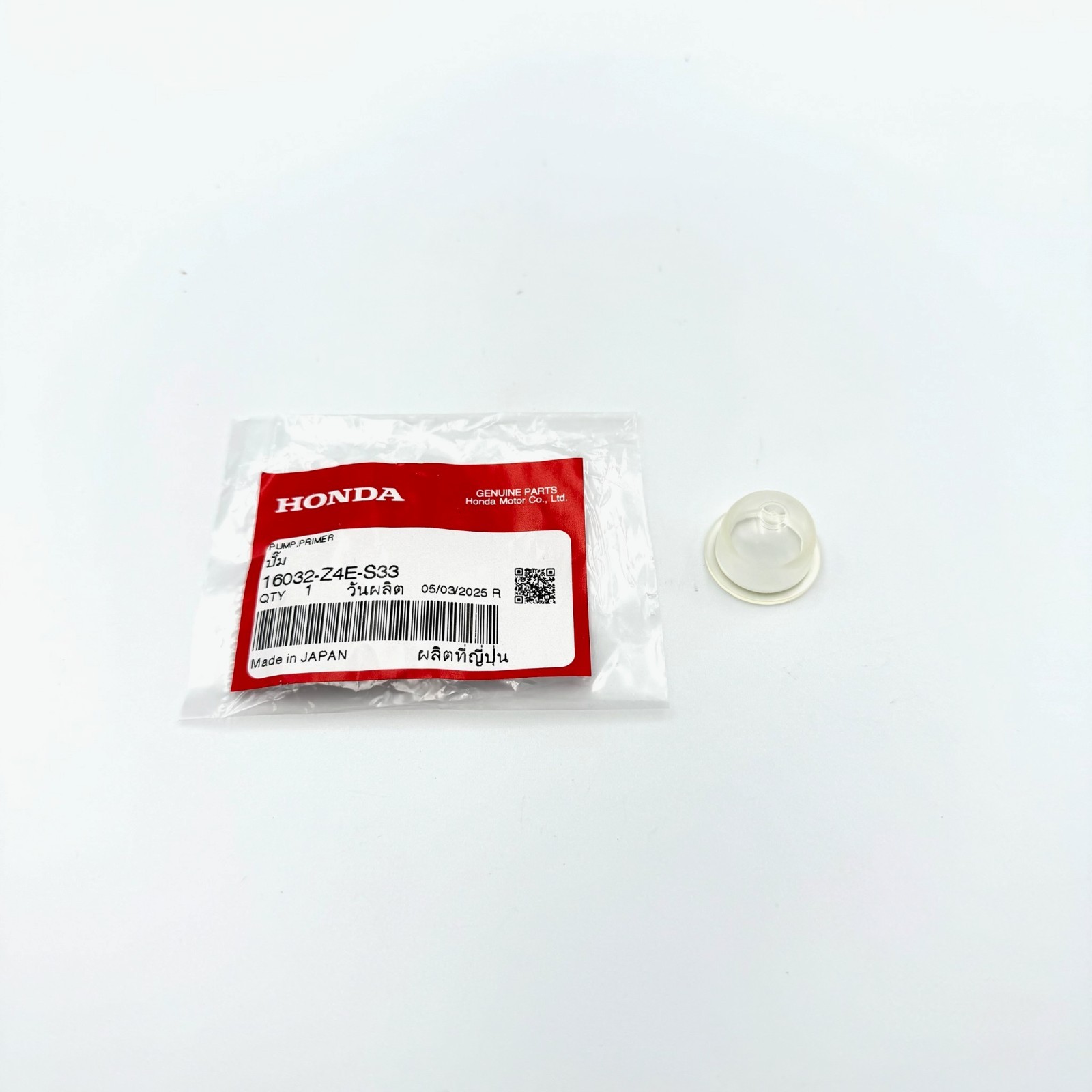 HONDA Primer Bulb GX100/U/RT GXR120RT 16032-Z4E-S33 Genuine OEM