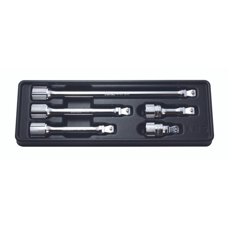 Koken PK4763/5 1/2 Sq. Dr. Wobble-Fix Extension Bar set 50-250mm ABS Tray 5 pcs.