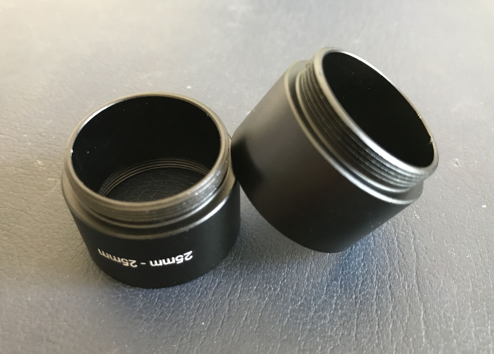 Parfocal Length Extenders Microscope Objectives Adapter M25 x0.75 Extension Ring