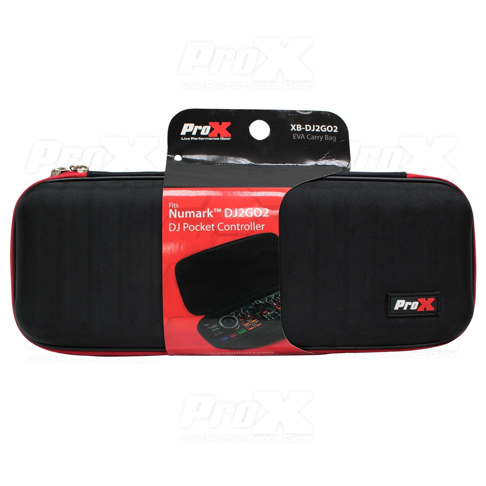 ProX XB-DJ2GO2 ZeroG Lightweight Nano Size Bag For Numark DJ2GO2 & Wireless Mic