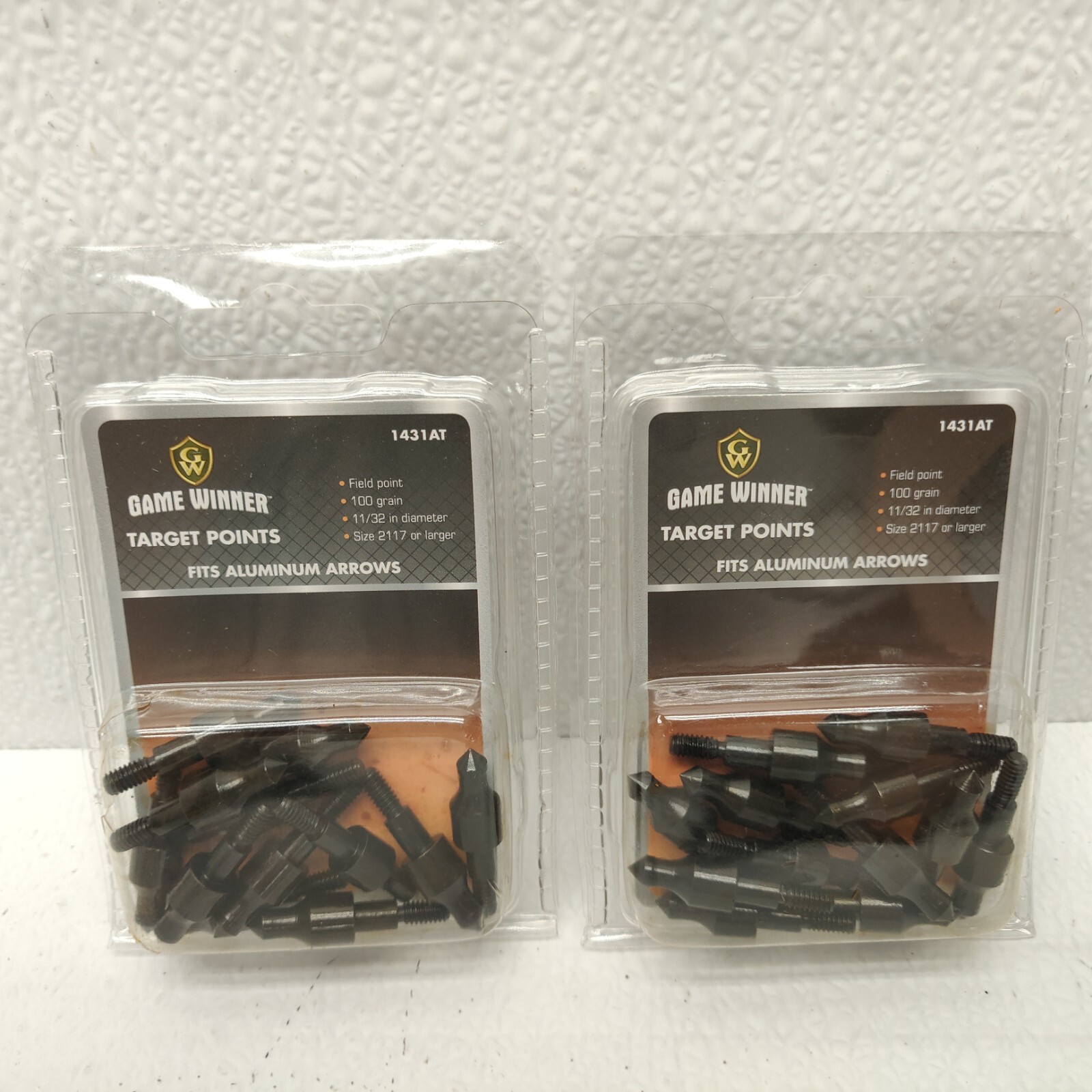 LOT OF 2 Game Winner Target Points 100 Grain 11/32" Diameter 12 Count 1431AT