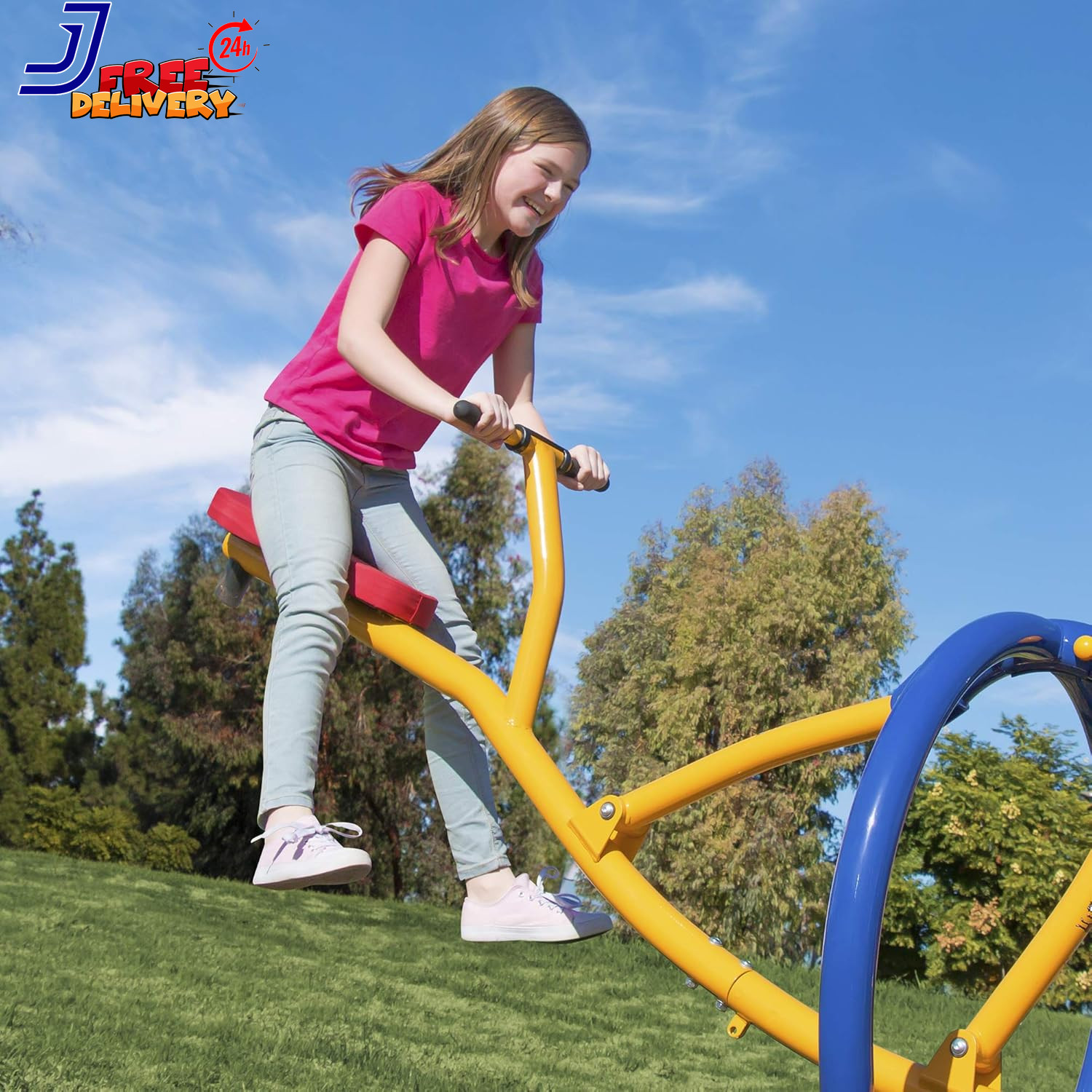 Indoor & Outdoor Playground Equipment Teeter Totters, 360 Spinning Seesaw, Swing