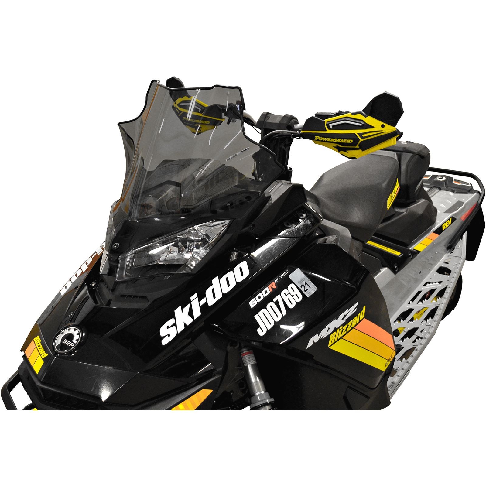Powermadd Cobra Gen4 Windshield Low 14" - Smoke for Ski-Doo 13621