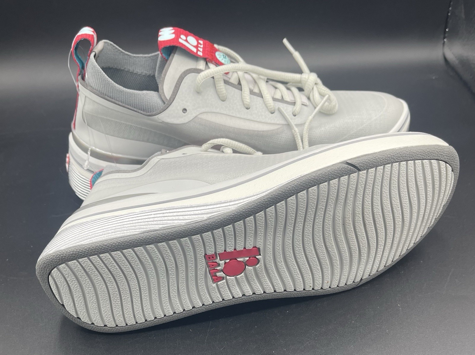 Bala Twelves 12 Womens Size 8.5 Nursing Shoes Gray Silver Comfort Sneakers. NEW