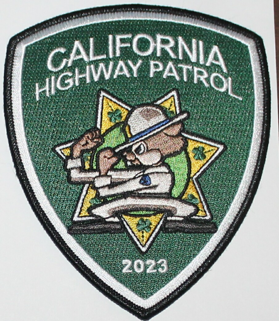 CHP CALIFORNIA HIGHWAY PATROL 2023 Saint Patrick's Day Police patch