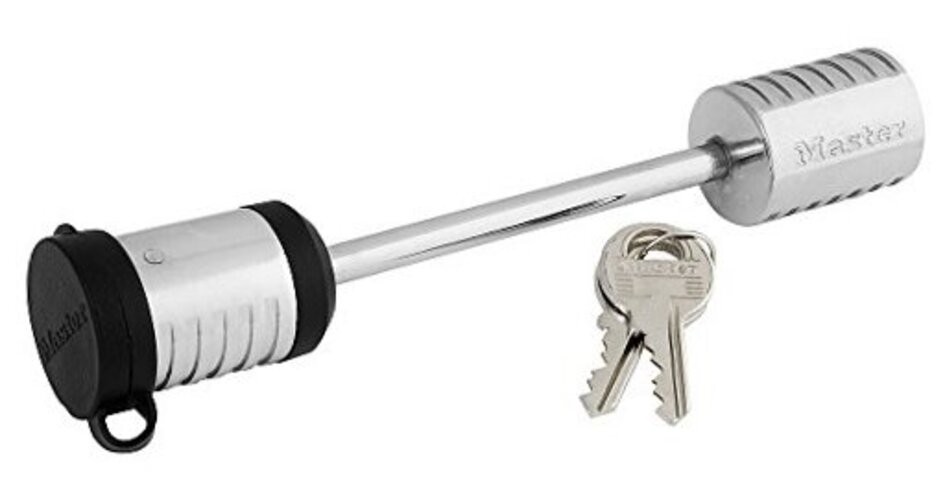 1471DAT Trailer Coupler Latch Lock, 3-4/10" Long Shackle x 9/32" Coupler Lock