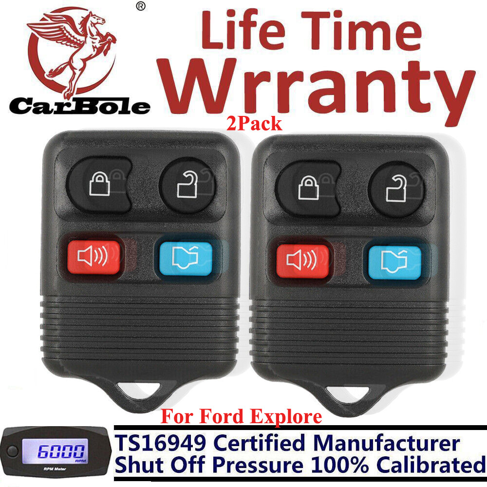 2x Car Remote Key Fob For 1999 2000 2001 2002 2003 2004 2005 Ford Taurus Mustang