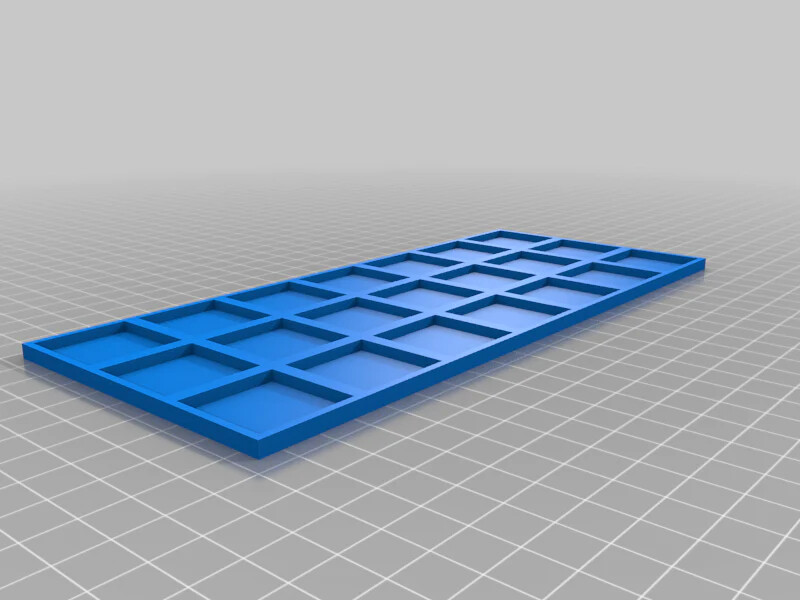 25mm Square To 30mm Square Base Conversion Movement Trays - old world compatible