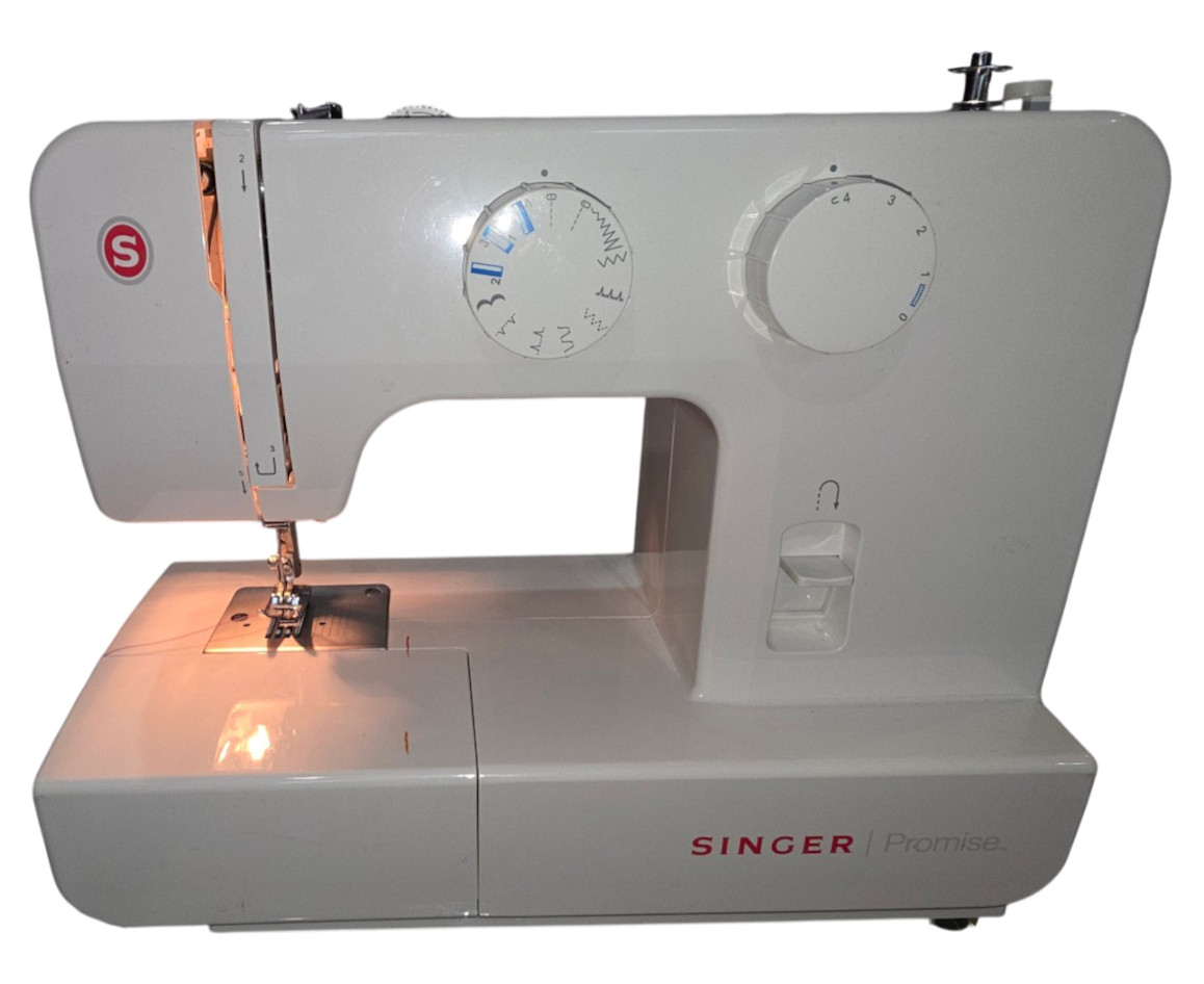 Singer Promise 1409 Sewing Machine Mechanical White Tested Foot Pedal