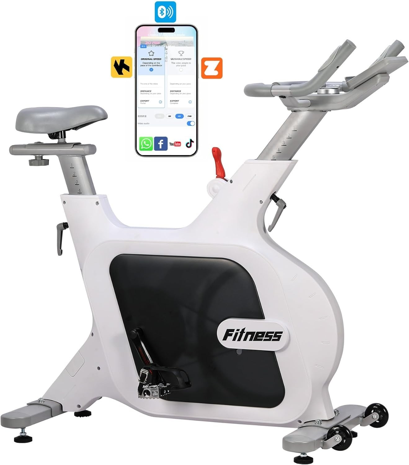 New Home Magnetic Fitness Bike Stationary Indoor Cycling With LCD Display
