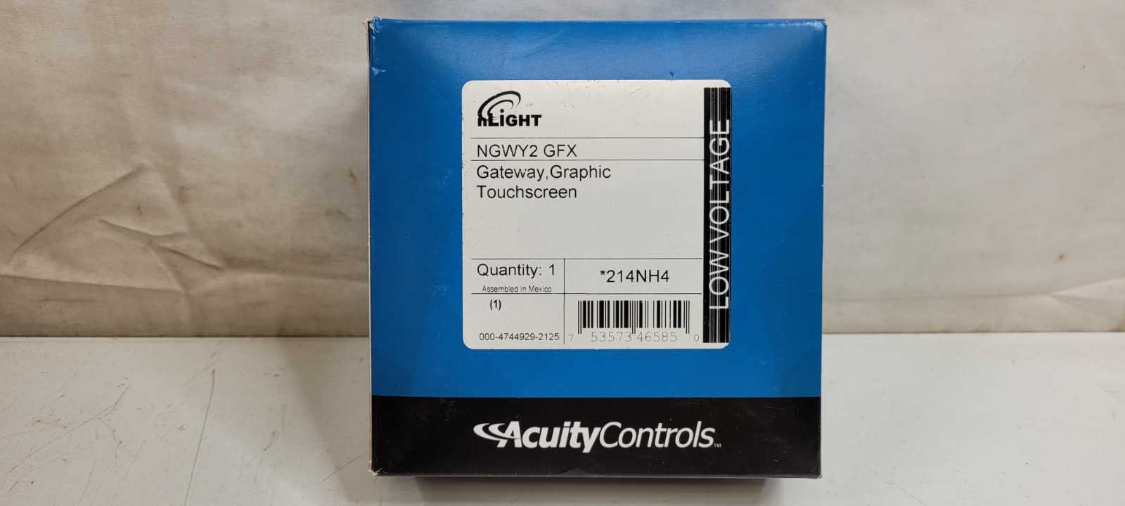 AcuityControls nGWY2 GFX nLight Eclypse White G2 Gateway Touchscreen NEW