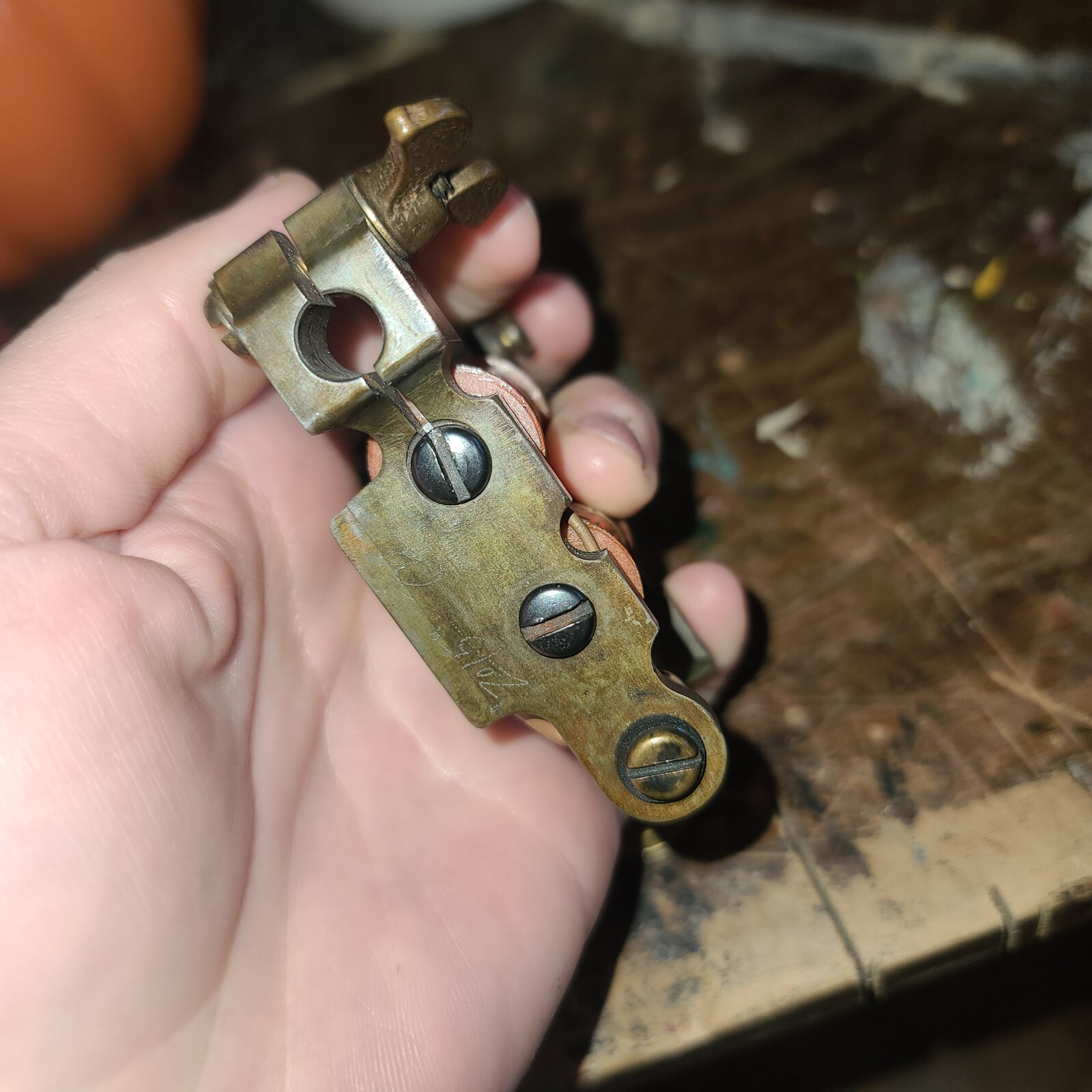 TATTOO MACHINE- Hand crafted-Bare Knuckle Irons-Chris Quidgeon-2015