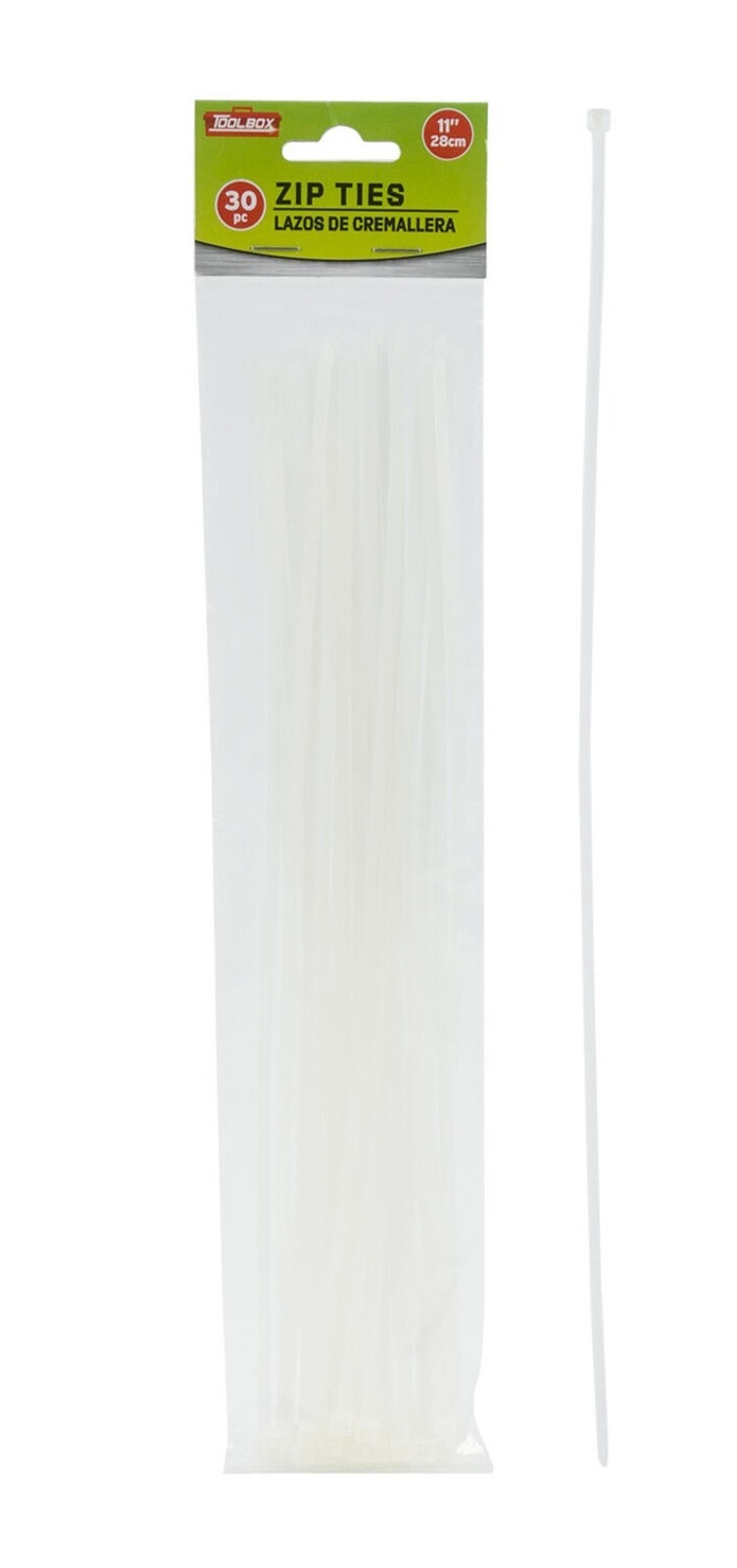 11 Inch Clear Cable Ties