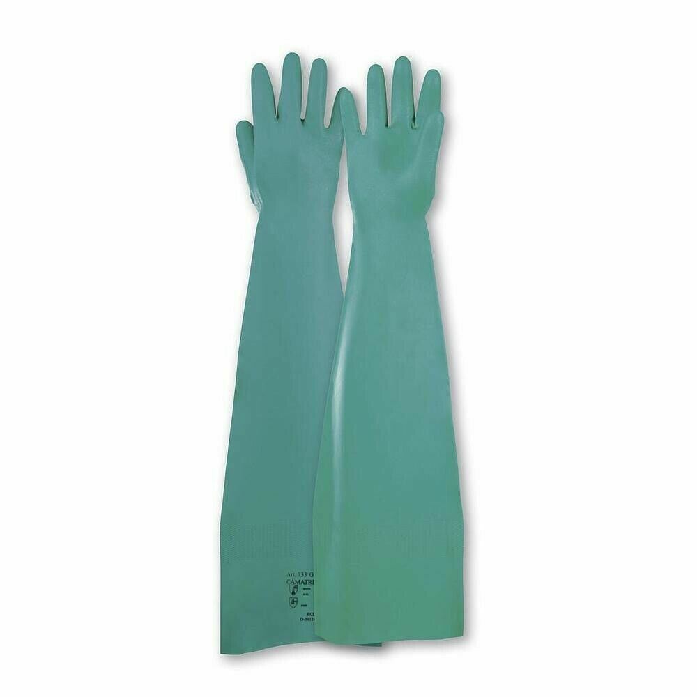 HONEYWELL CAMATRIL 733 CHEMICAL RESISTANT LONG SLEEVE GLOVES   SIZE 2X OR 11