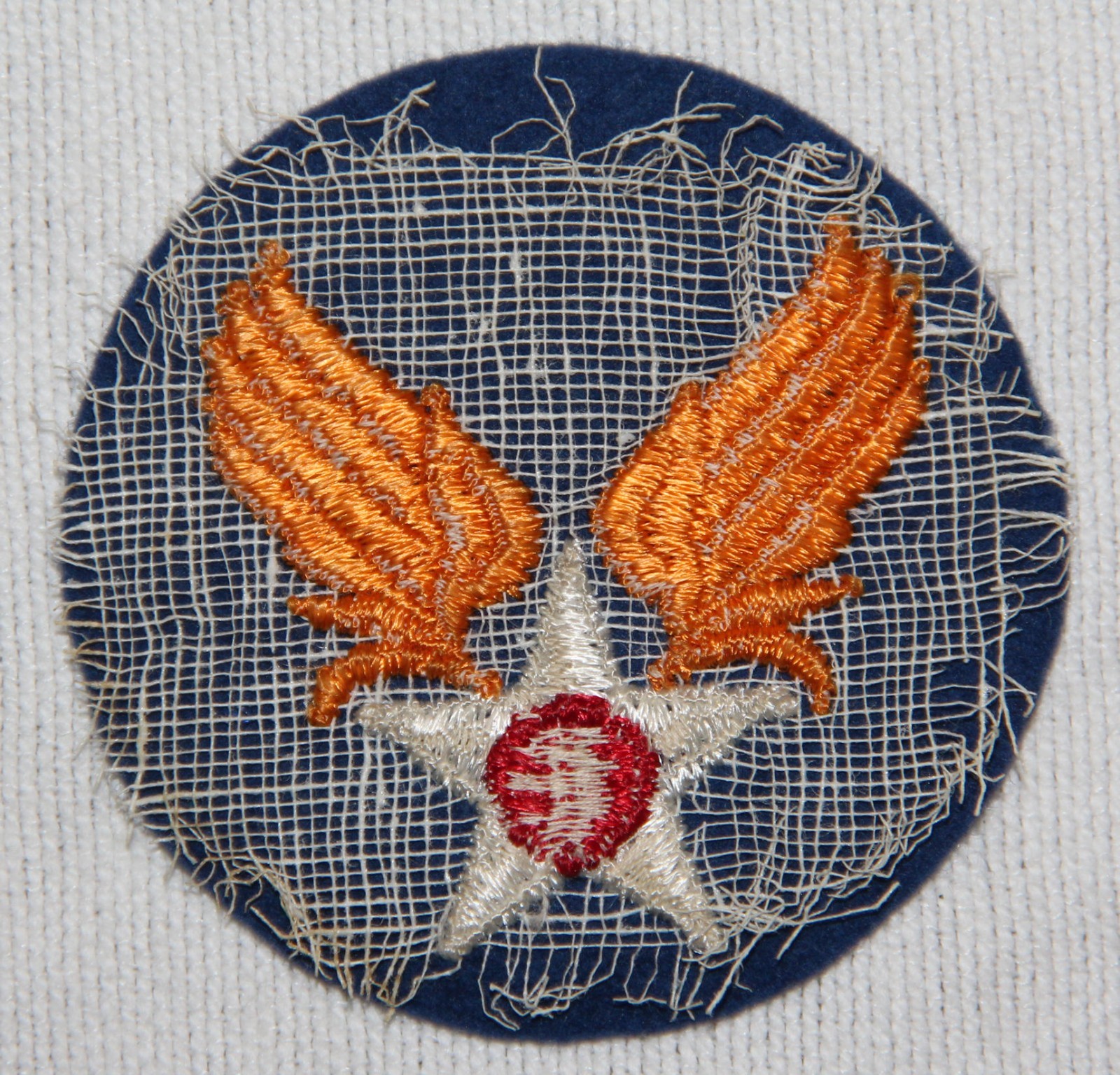 ORIGINAL WWII AAF WOOL FELT HEADQUARTERS PATCH
