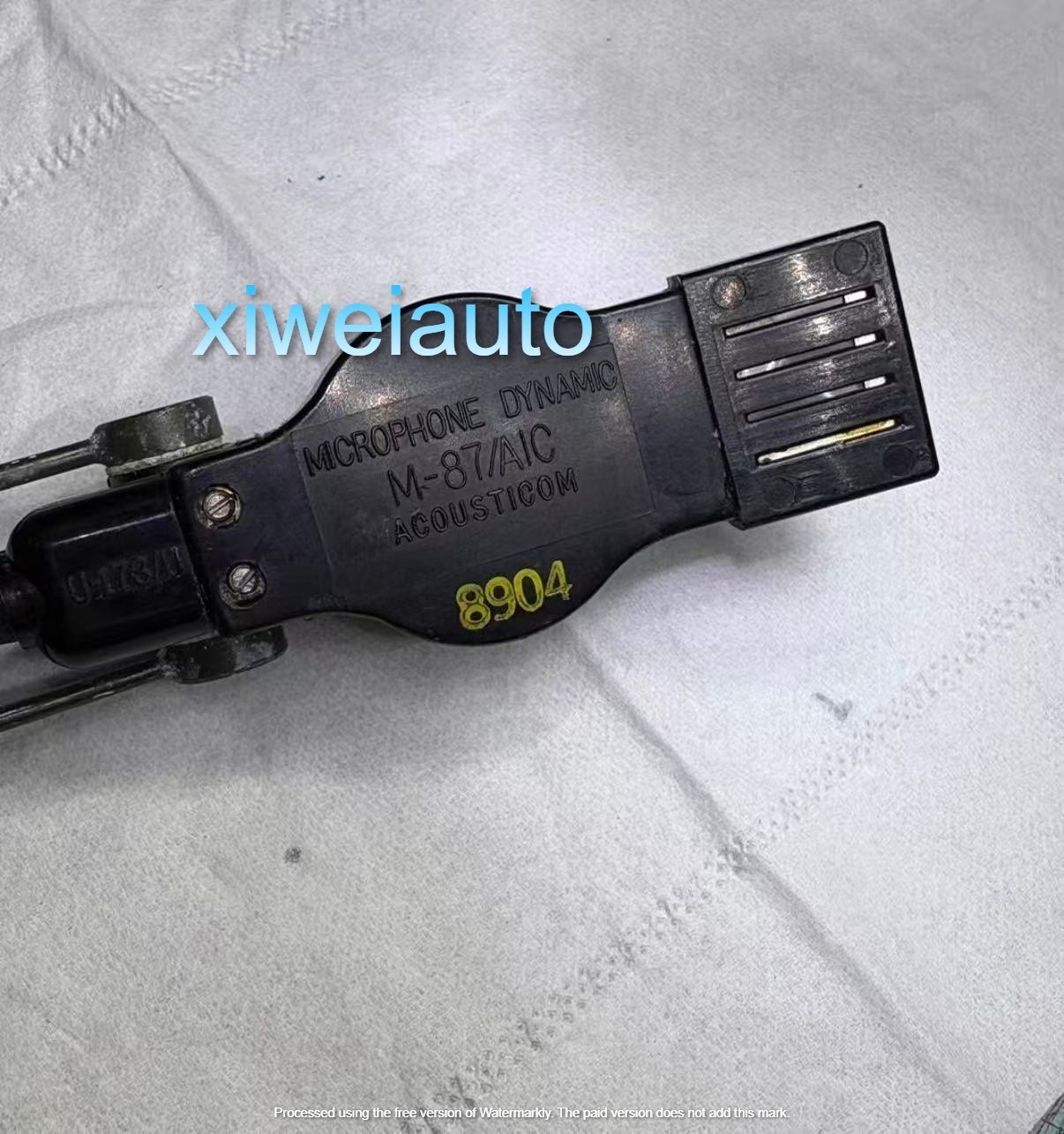 Headset Microphone Mic DYNAMIC M-87/AIC Acousticom 81134 - TESTED