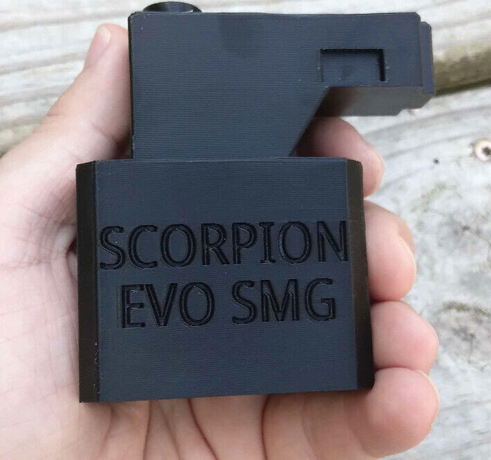 Airsoft ASG Scorpion Evo SMG Odin Speedloader Adapter (Black)
