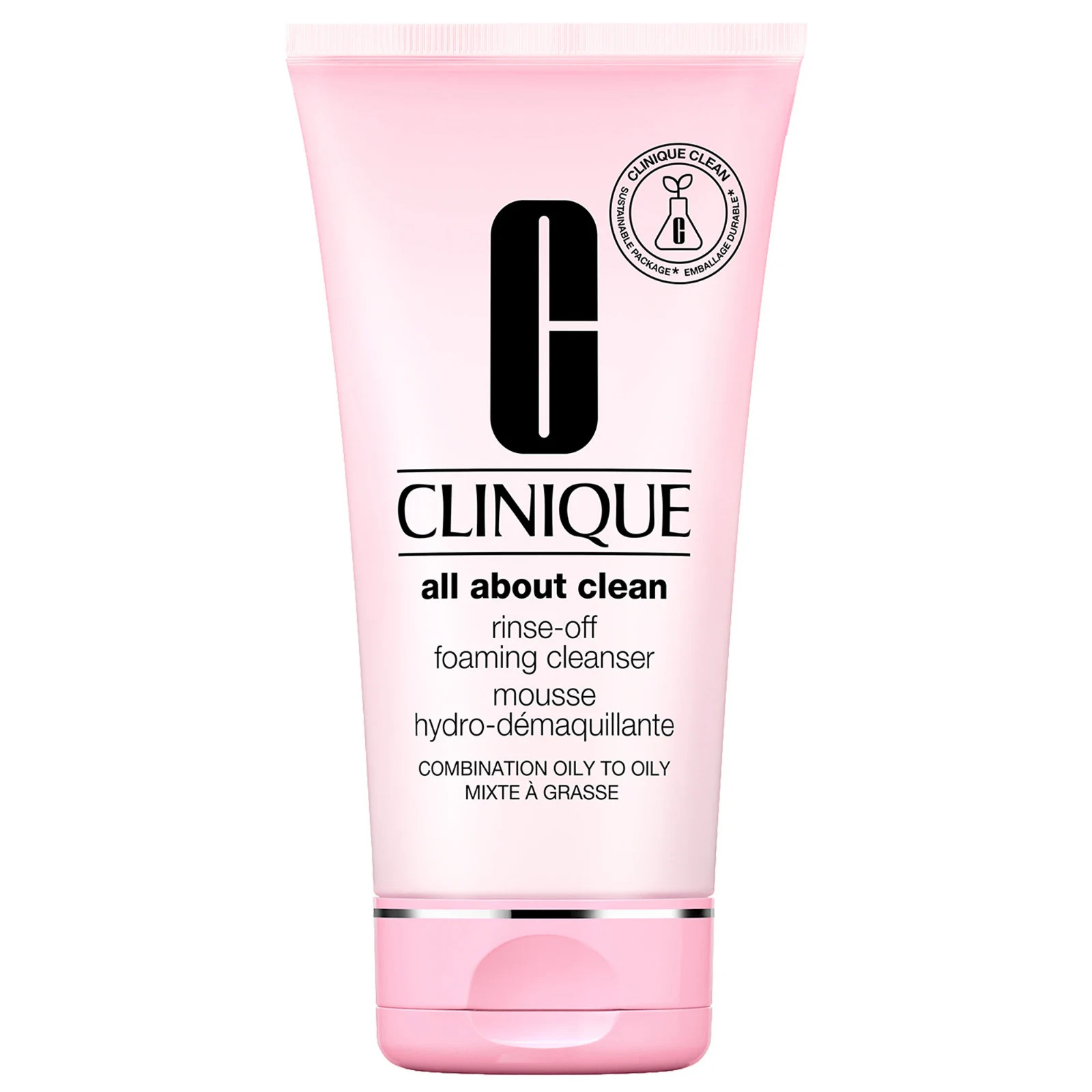 Clinique all about clean Rinse-Off Foaming Cleanser 150ml / 5oz regular size NEW