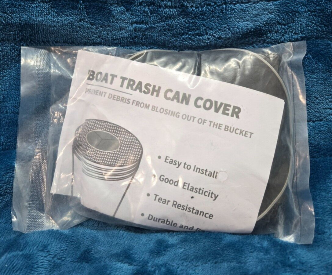 Boat Trash Cover- Prevent Debris From Blowing Out Of The Bucket!
