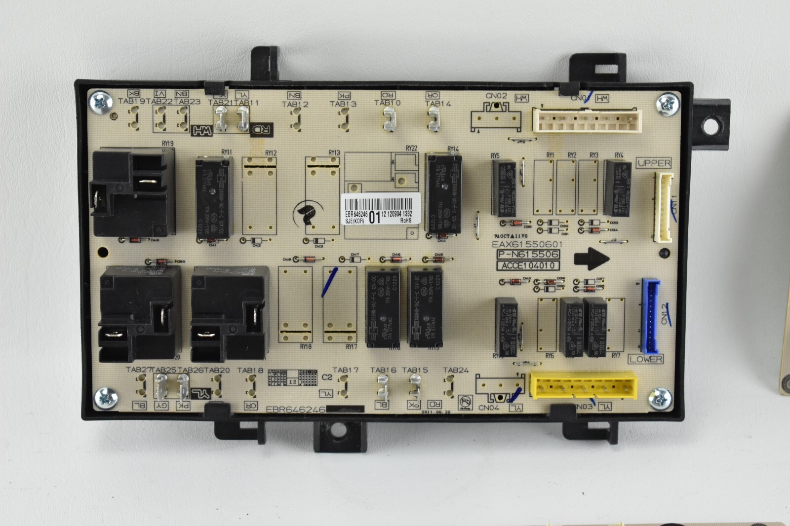 Genuine LG Range Oven, Relay Board # EBR64624601