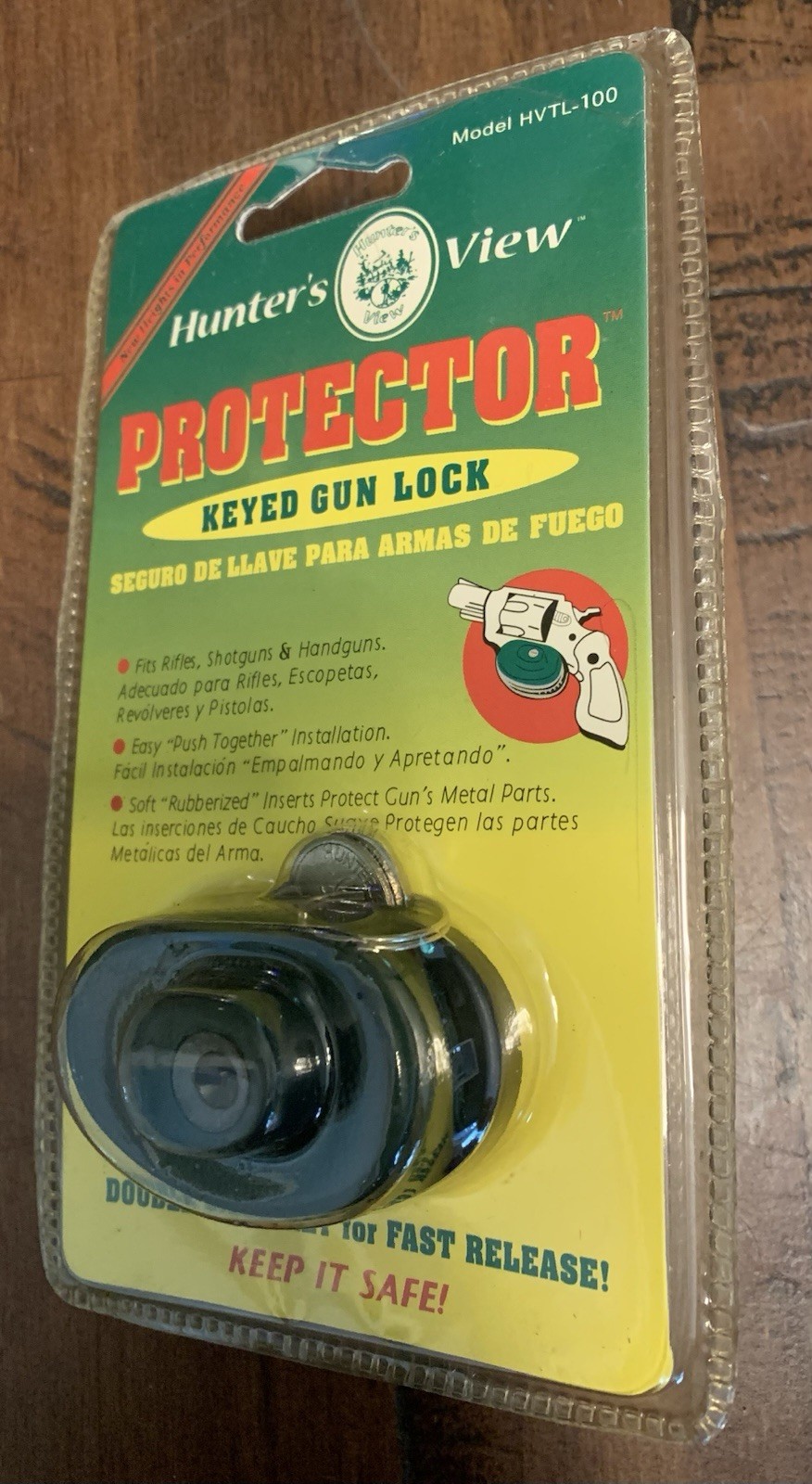 Gun Lock Keyed Hunters View Protector Model HVTL-100 In Original Package