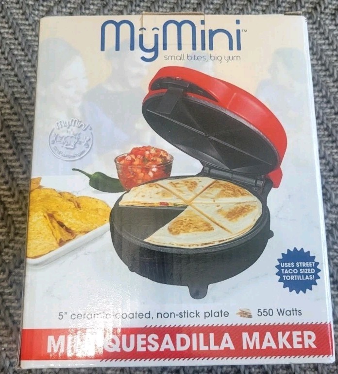 New MyMini Red Quasadilla Maker