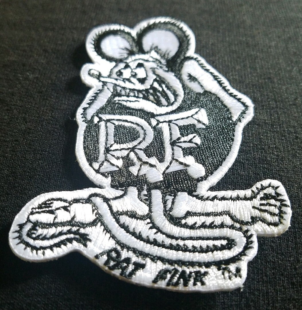OFFICIALLY LICENSED ED "BIG DADDY" ROTH RAT FINK PATCH BLACK