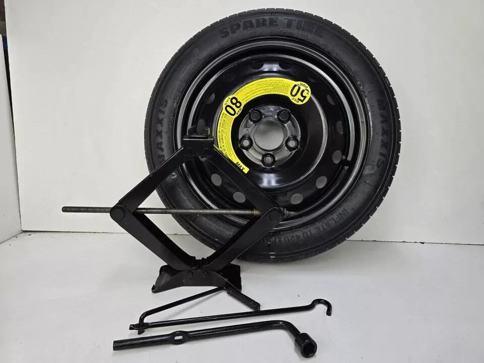 SPARE TIRE W/JACK KIT 16" FITS 2018-2024 KIA FORTE DONUT ...,