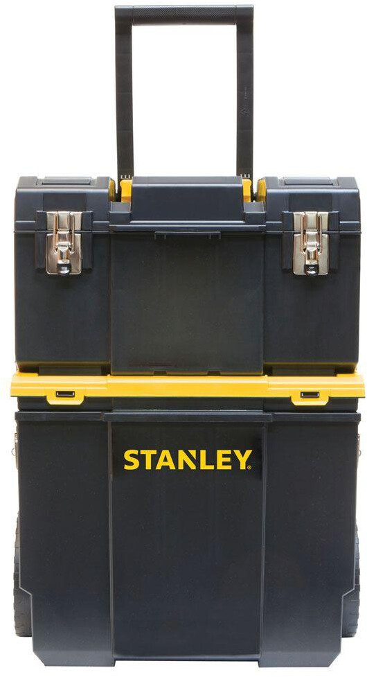 3 in 1 Detachable Rolling Tool Box Mobile Work Center Portable Lockable 11 in.