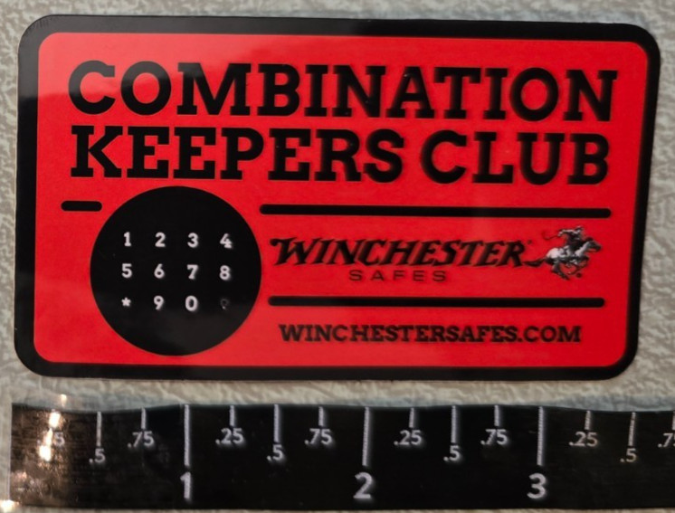 #2 - Winchester Rifles Safe Safes Rifle Handgun Vinyl Decal Sticker Shot Show