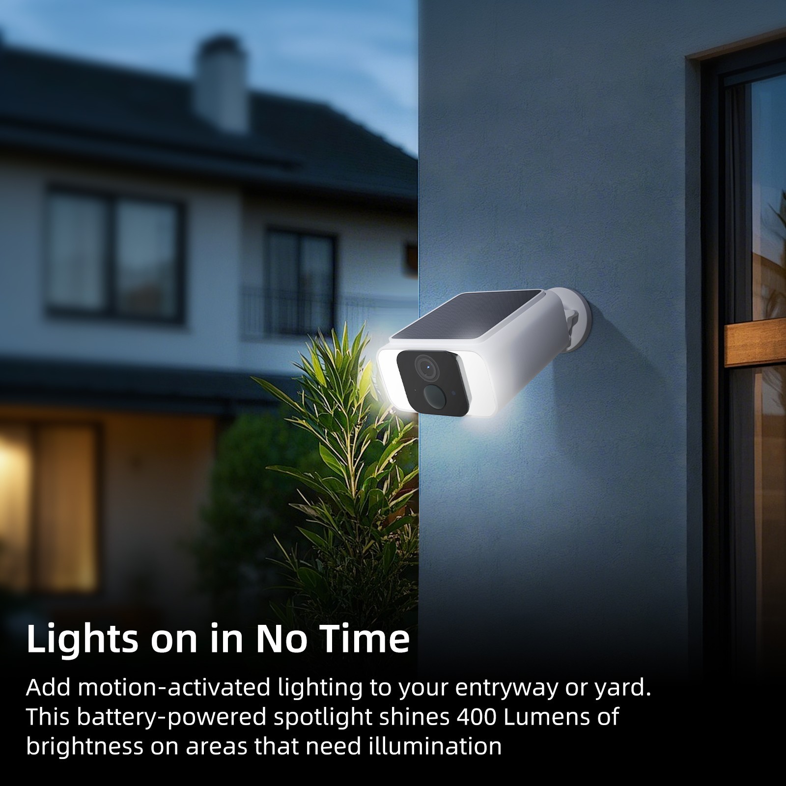 5G WiFi Security Cameras Wireless Outdoor with Integrated Solar Panel